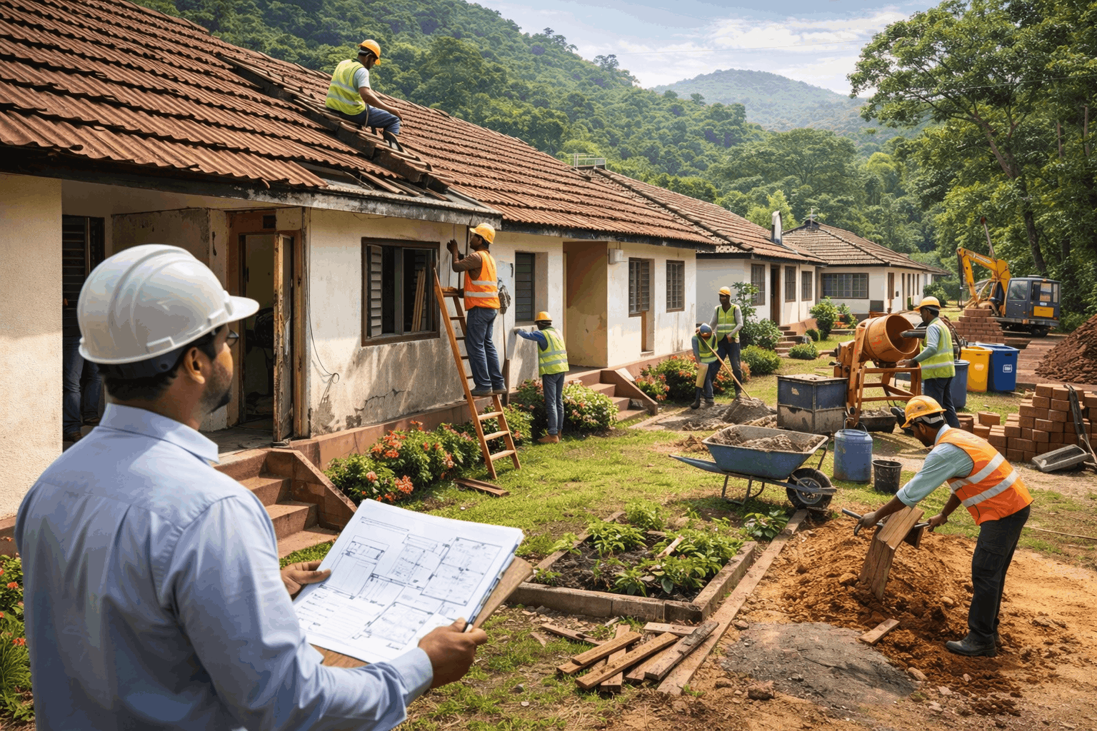 Tender for Repair and Maintenance of Staff Quarters at Ayiranallur Estate