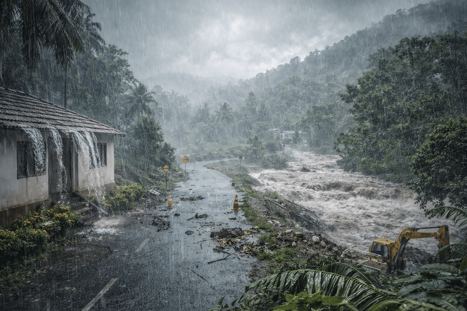 Alert: Heavy Rain Advisory Issued for Kulathupuzha and Ayiranallur Estates